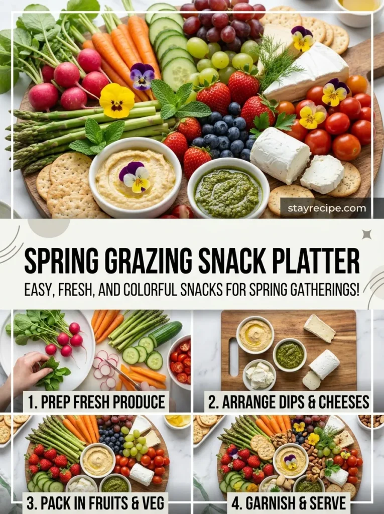 7  Spring Grazing Snack Platter