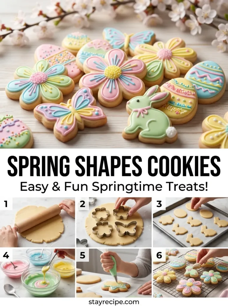 7  Spring Shapes Cookies
