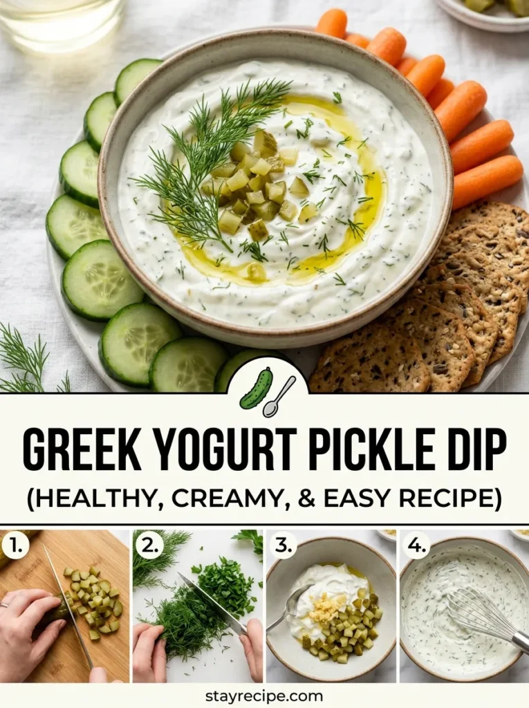 8  Greek Yogurt Pickle Dip Healthy