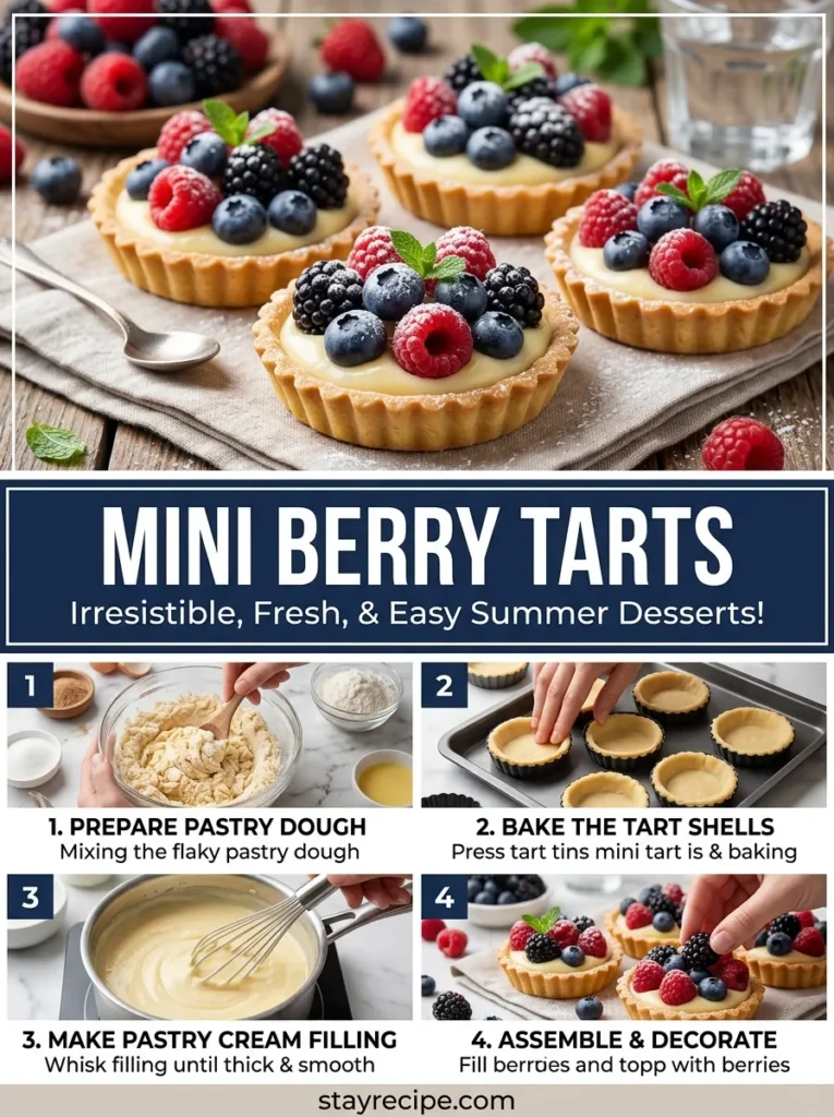 8  Mini Berry Tarts