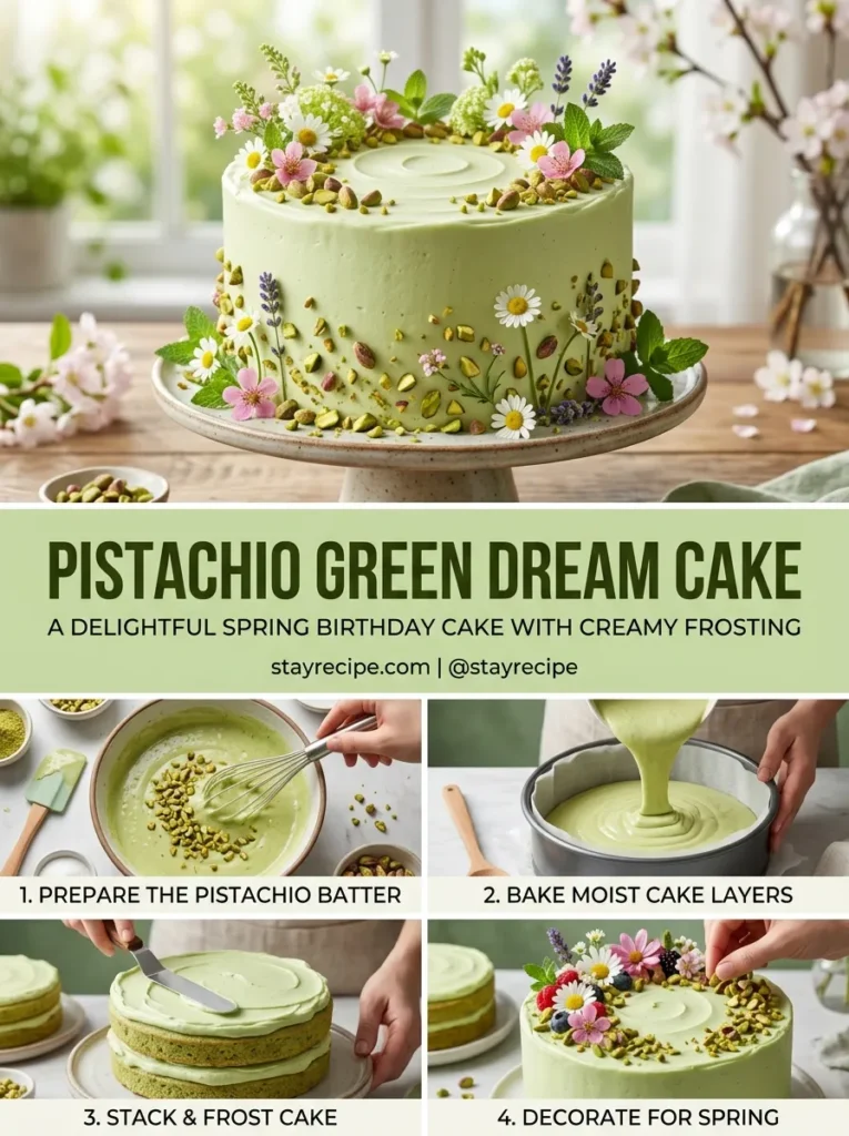 8  Pistachio Green Dream Cake