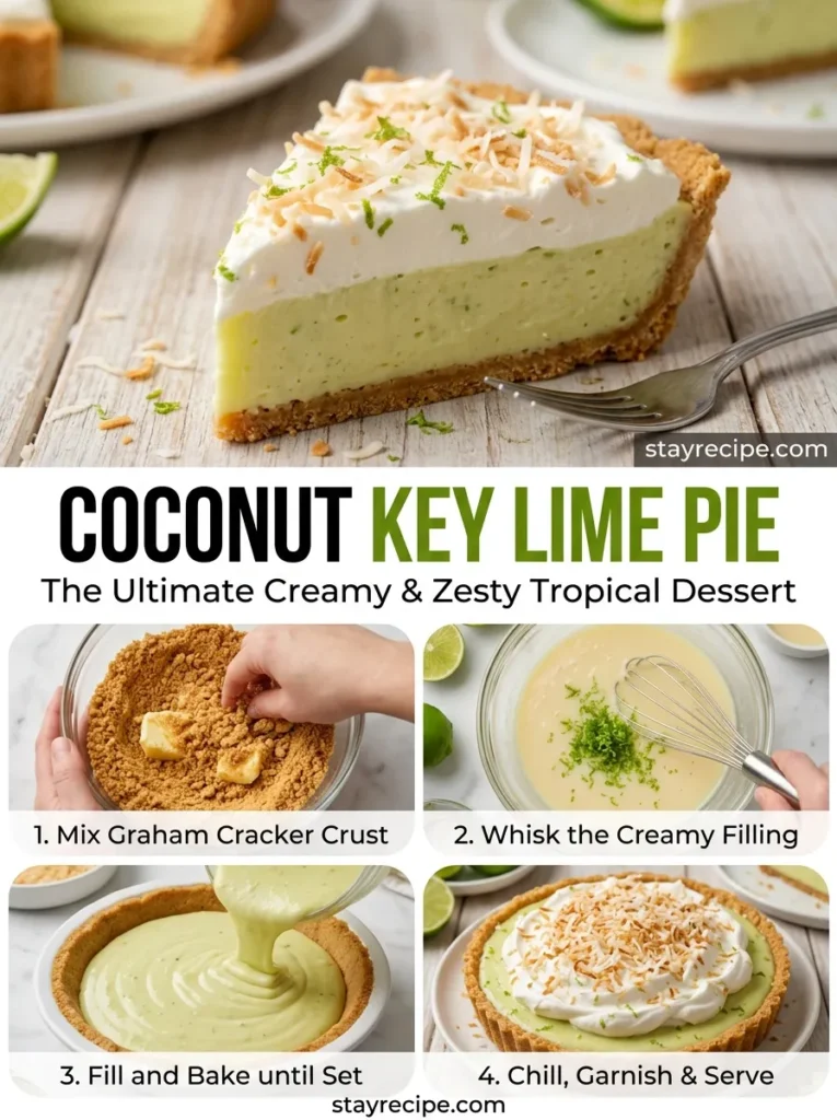 9 Coconut Key Lime Pie
