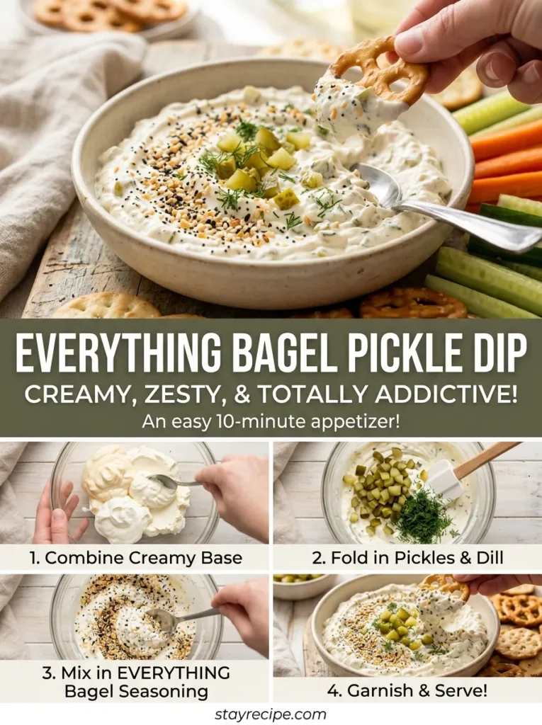 9  Everything Bagel Pickle Dip