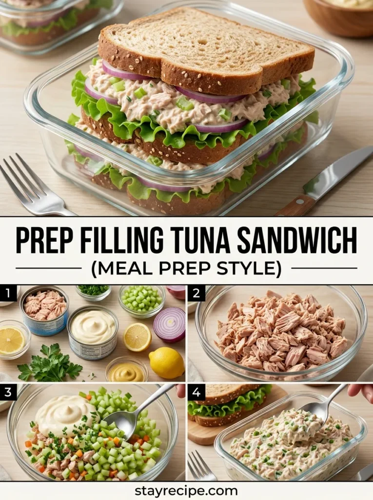 9  Prep Filling Tuna Sandwich Meal Prep Style