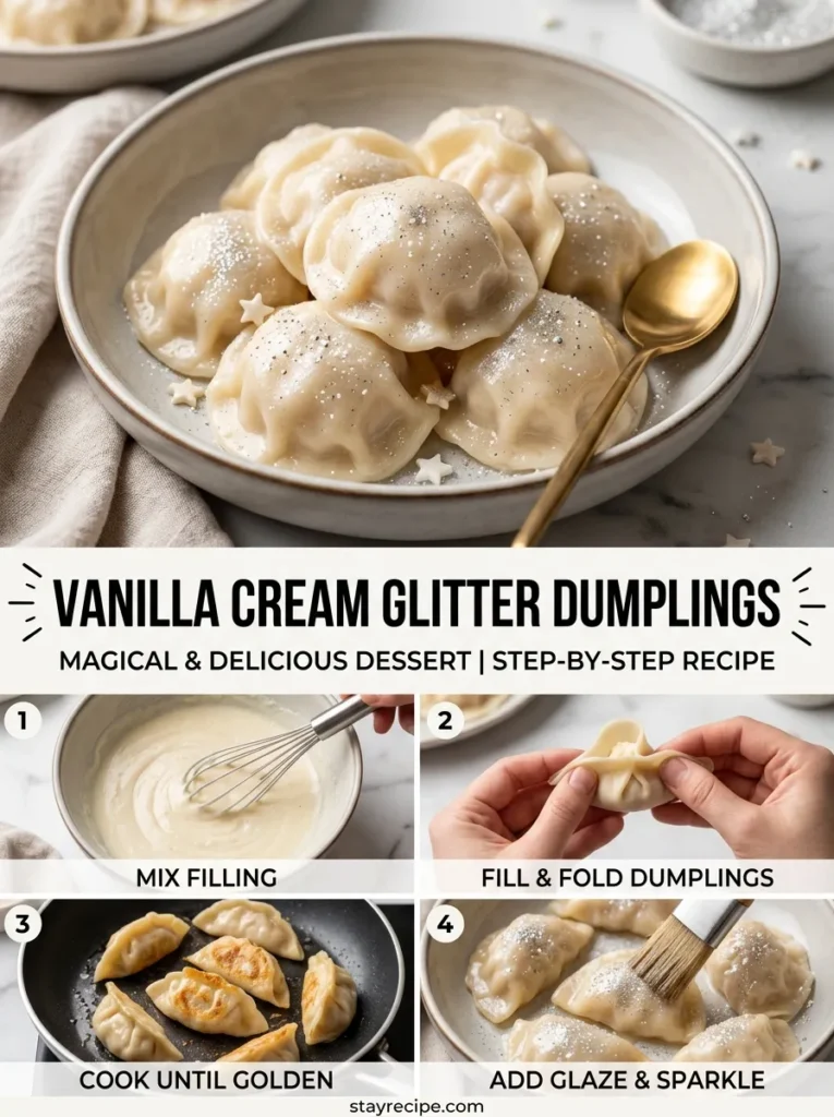 9  Vanilla Cream Glitter Dumplings