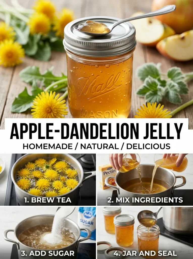 Apple Dandelion Jelly