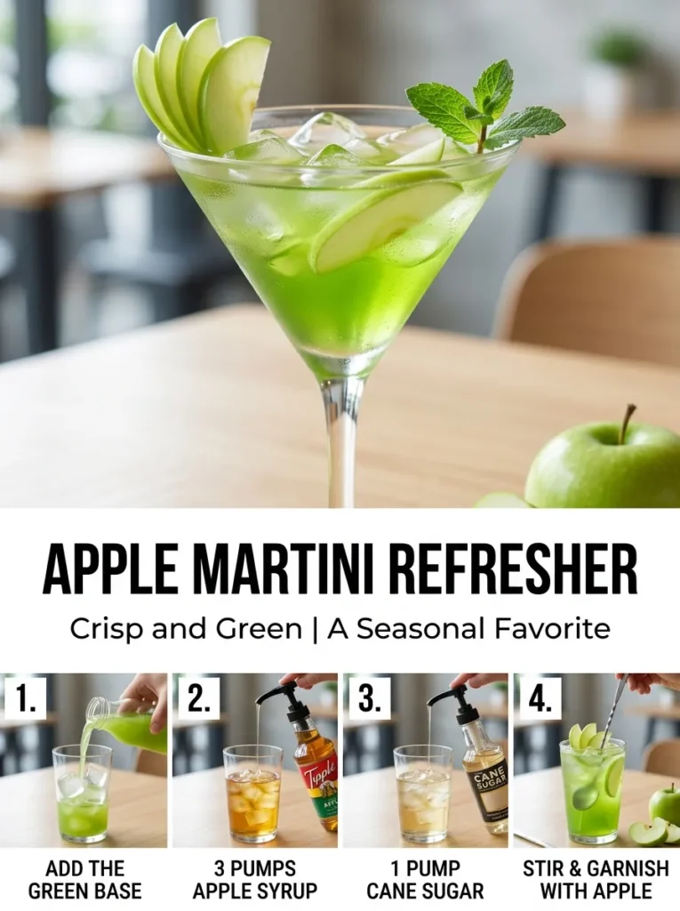 Apple Martini Refresher Crisp And Greenapple Martini Refresher Crisp And Green