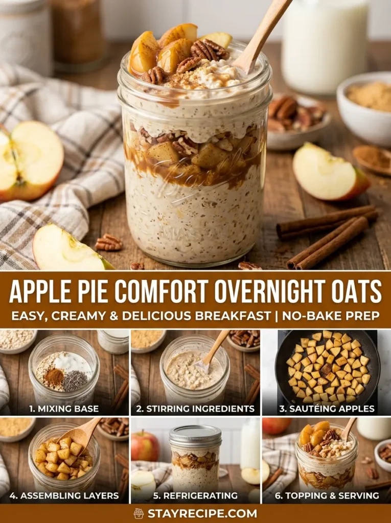 Apple Pie Comfort Overnight Oats Oats