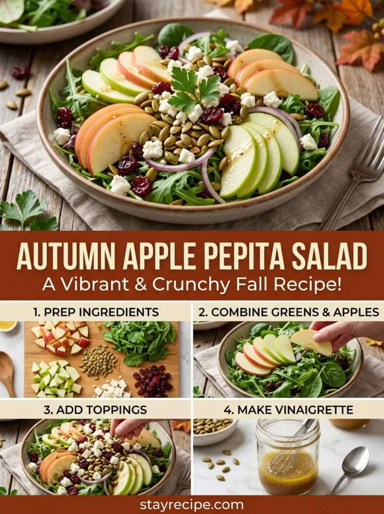 Autumn Apple Pepita Salad