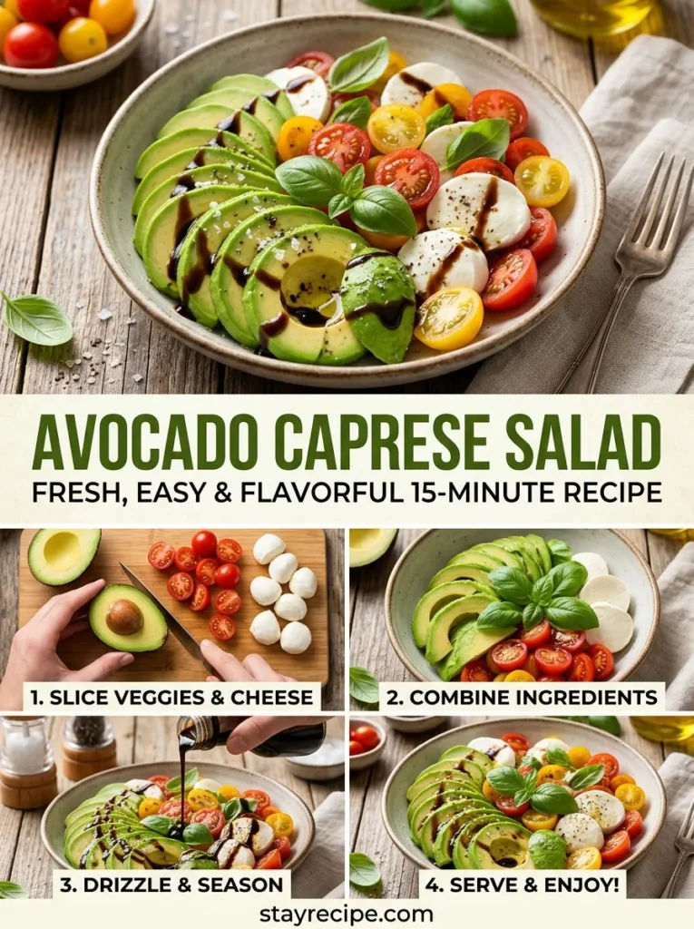 Avocado Caprese Salad