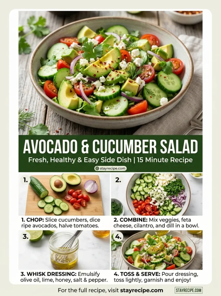 Avocado Cucumber Salad