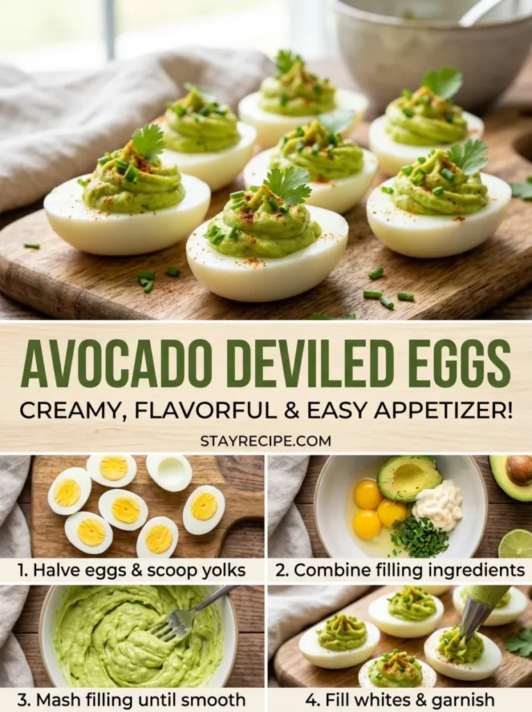Avocado Deviled Eggs