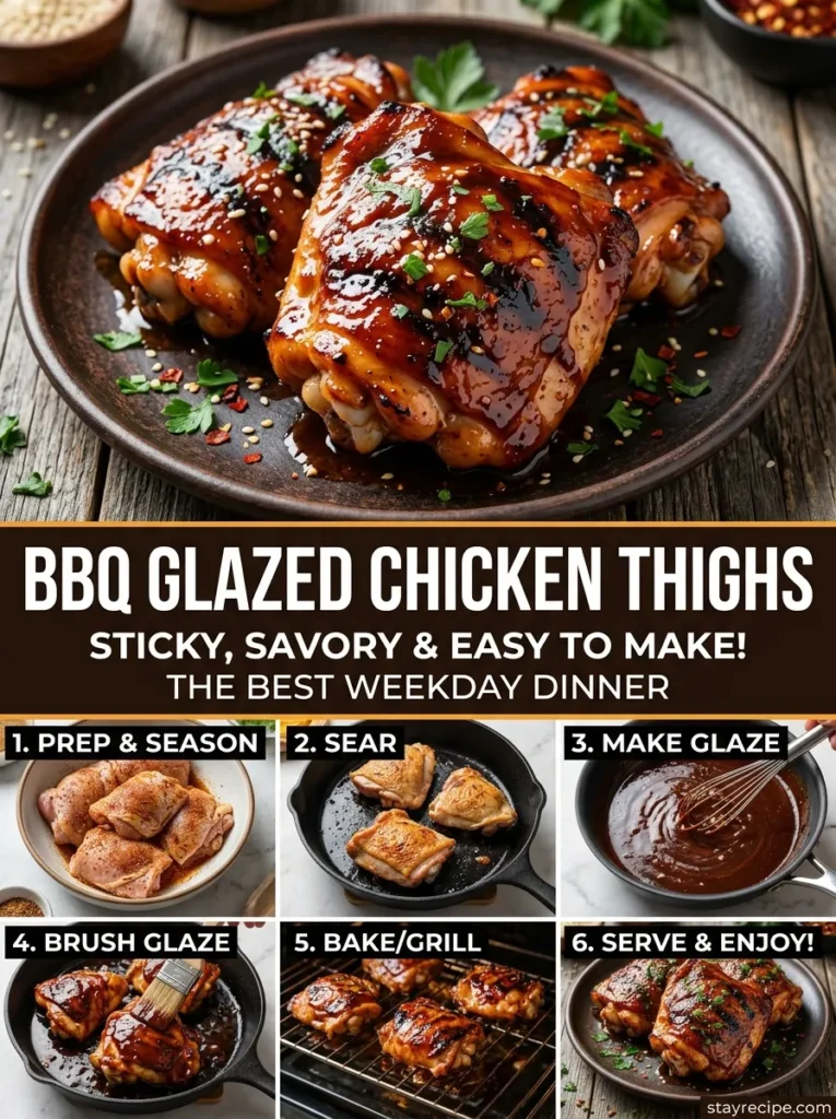 Bbq Glazed Chicken Thighs