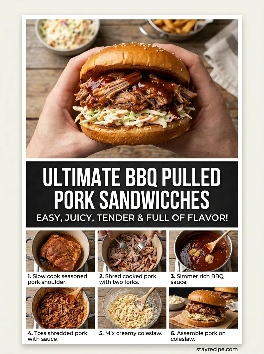 Bbq Pulled Pork Sandwiches