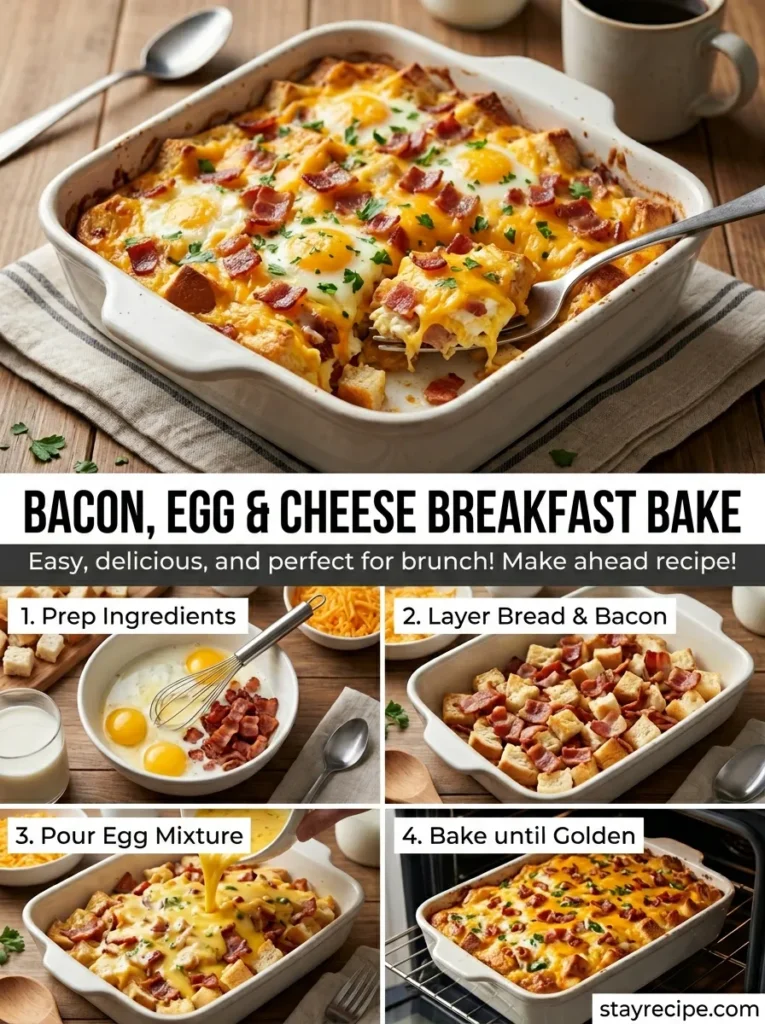 Bacon Egg Cheese Breakfast Bake