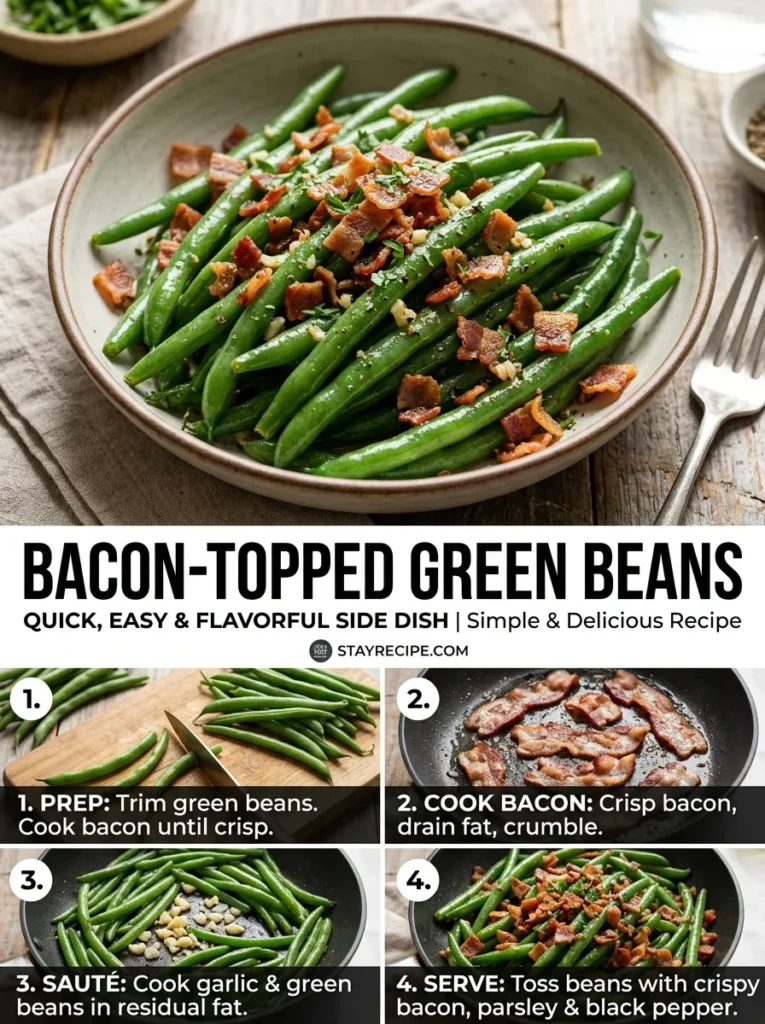 Bacon Topped Green Beans Green Bean Casserole