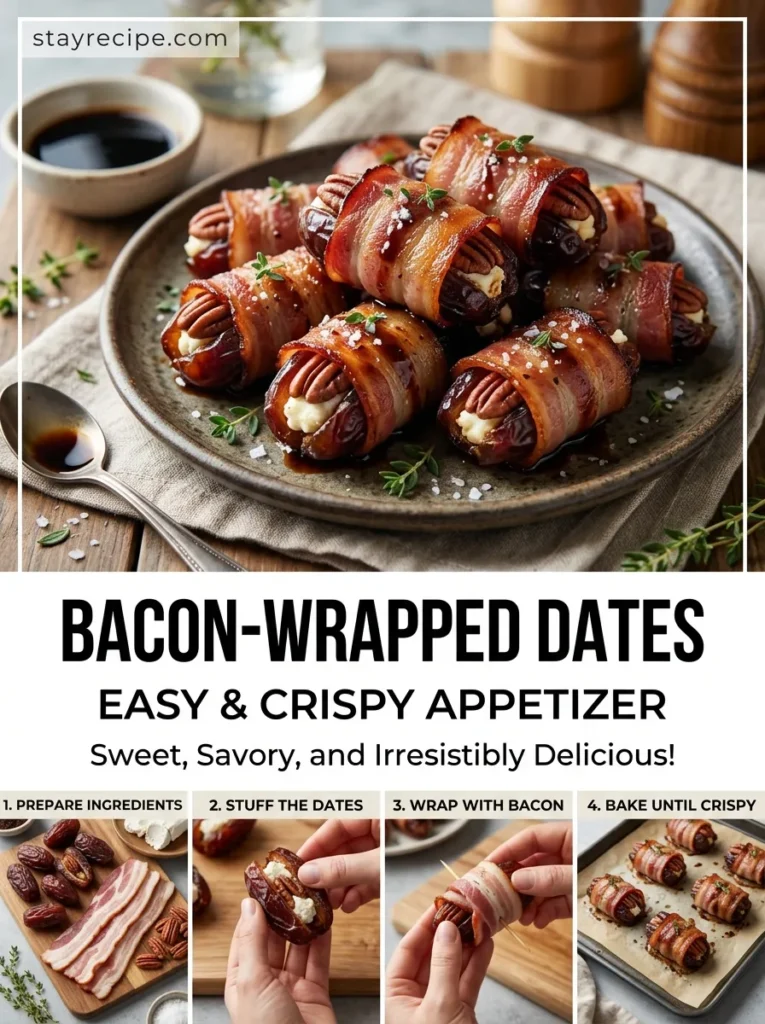 Bacon Wrapped Dates Appetizer Recipes