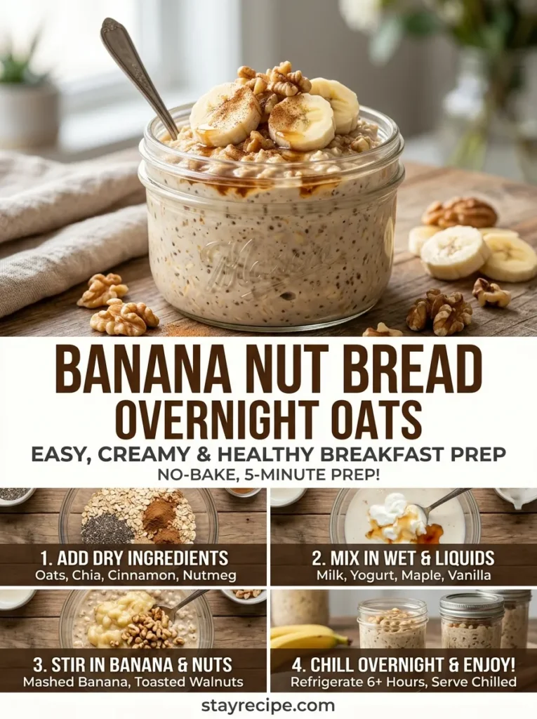 Banana Nut Bread Overnight Banana Nut Bread Overnight Oats
