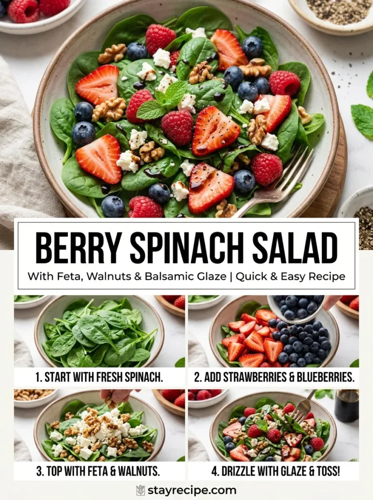 Berry Spinach Salad