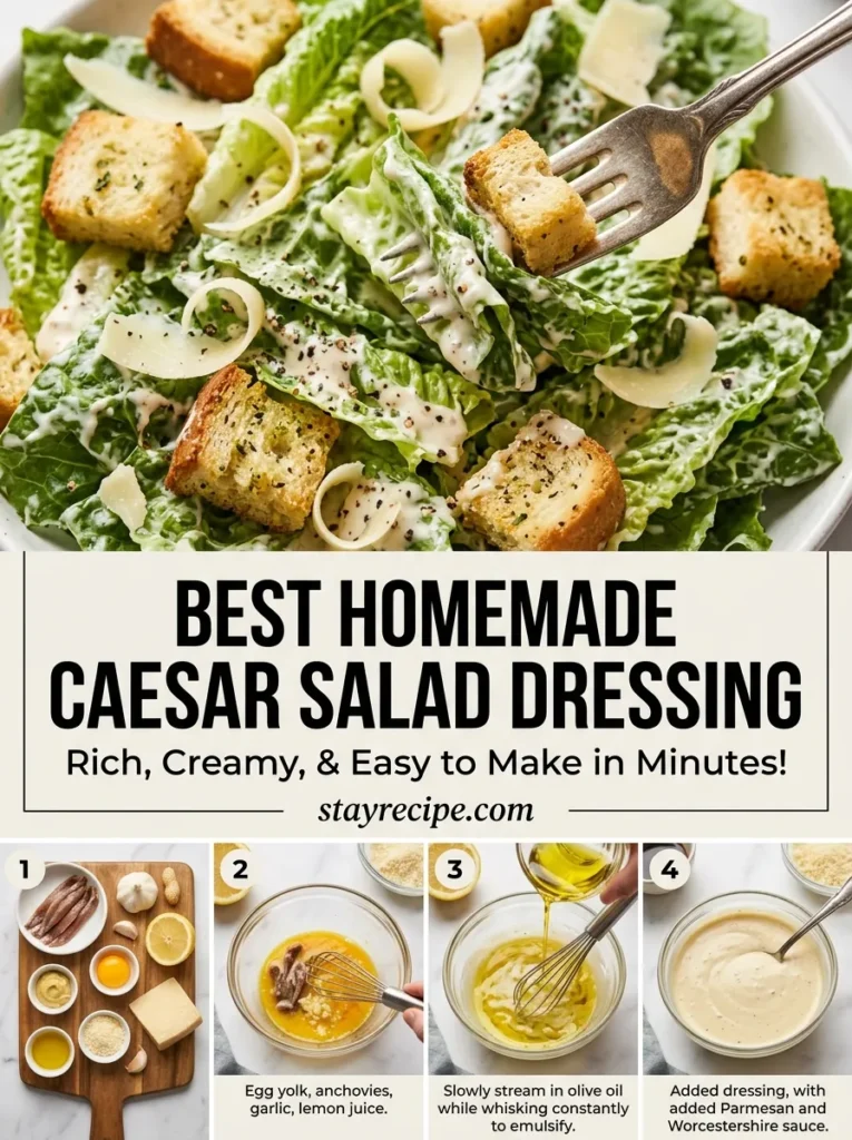 Best Homemade Caesar Salad Dressing