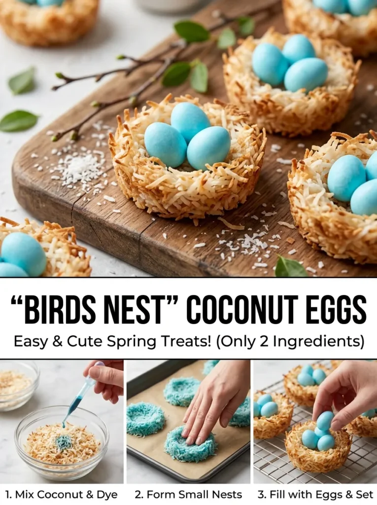 Birds Nest Coconut Eggs Birds Nest Coconut Eggs