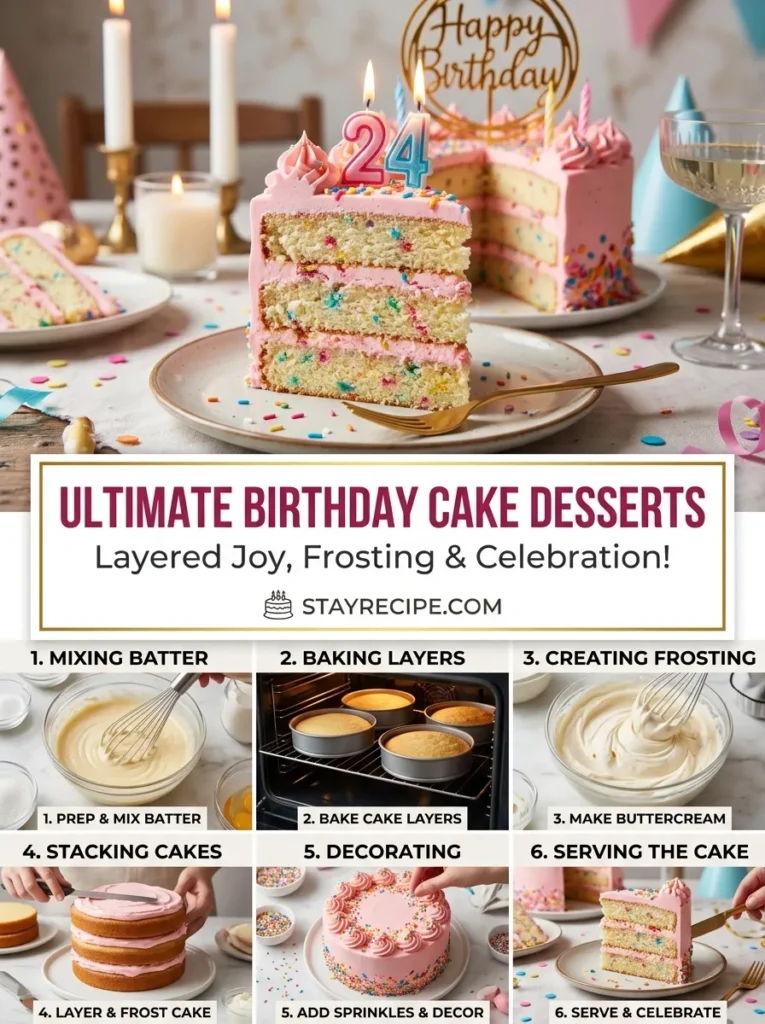 Birthday Cake Desserts