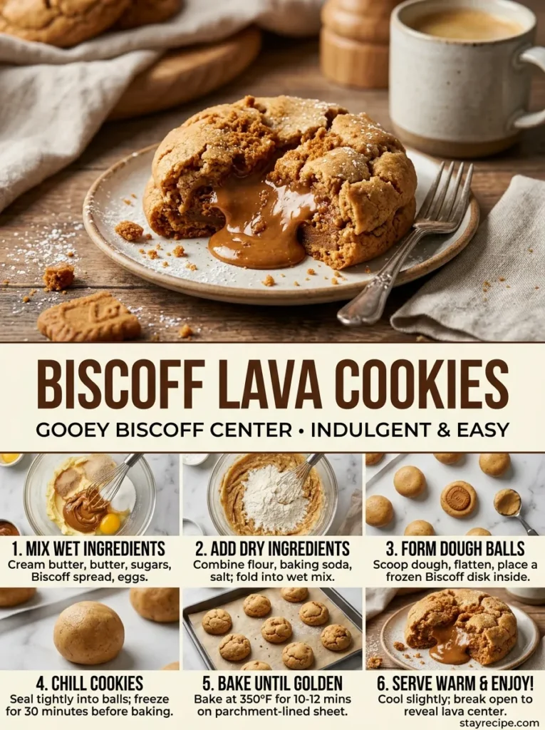 Biscoff Lava Cookies
