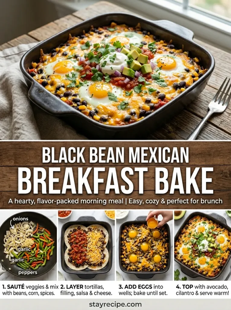 Black Bean Mexican Breakfast Bake