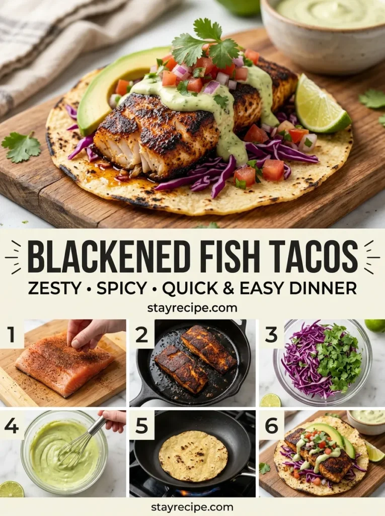 Blackened Fish Tacos