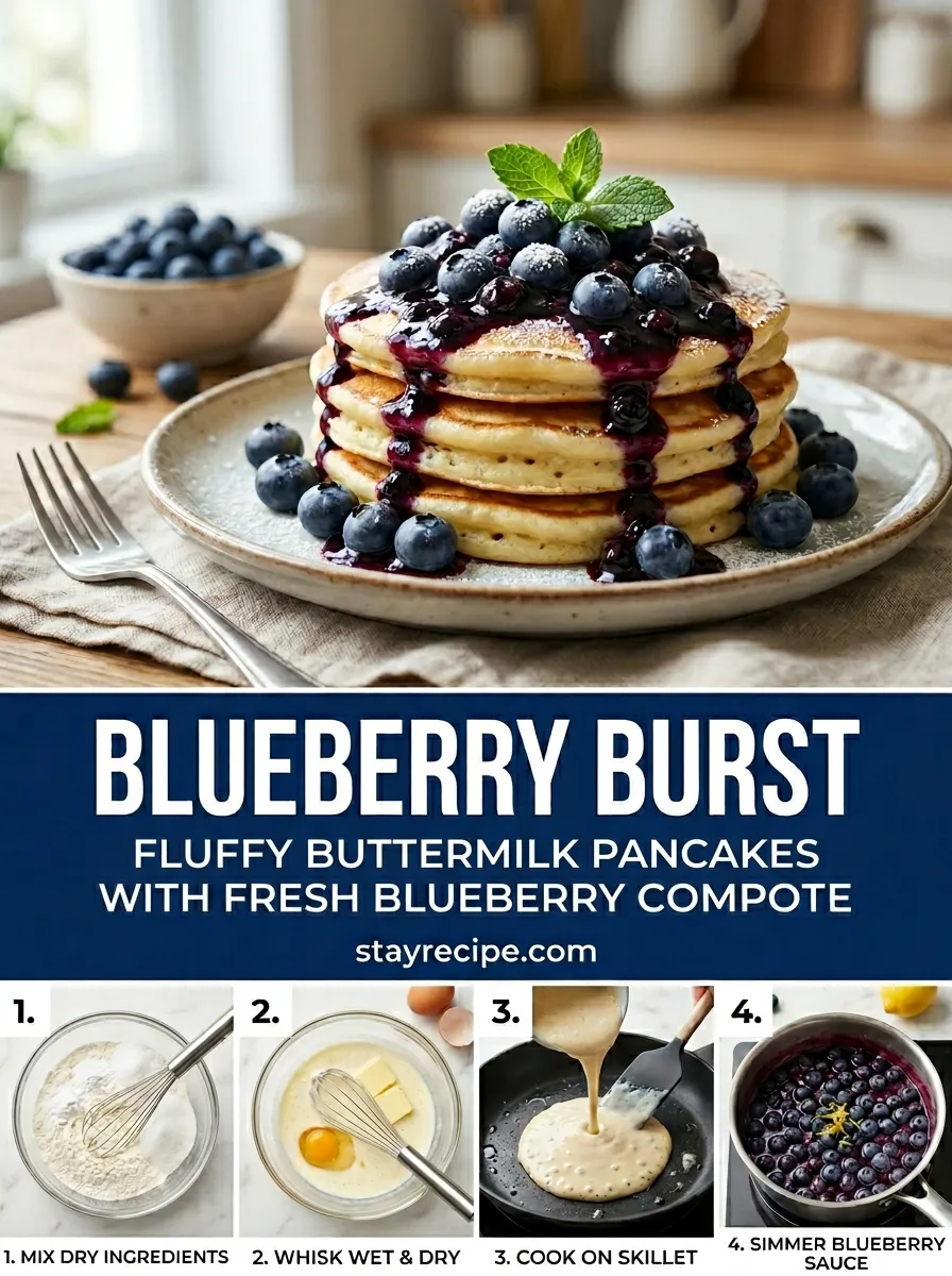 Blueberry Burst Easter Bunny Poke Cake