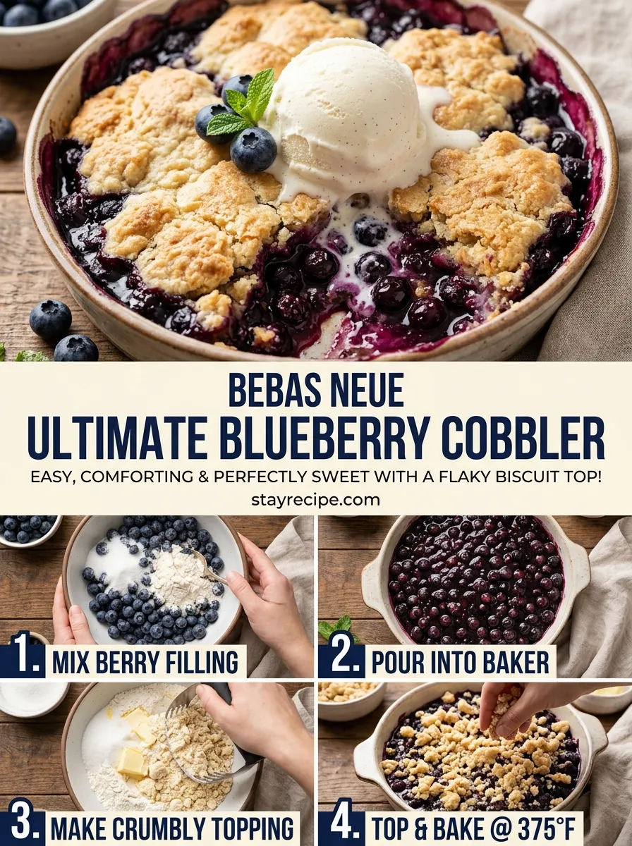 Blueberry Cobbler Easy Summer Desserts