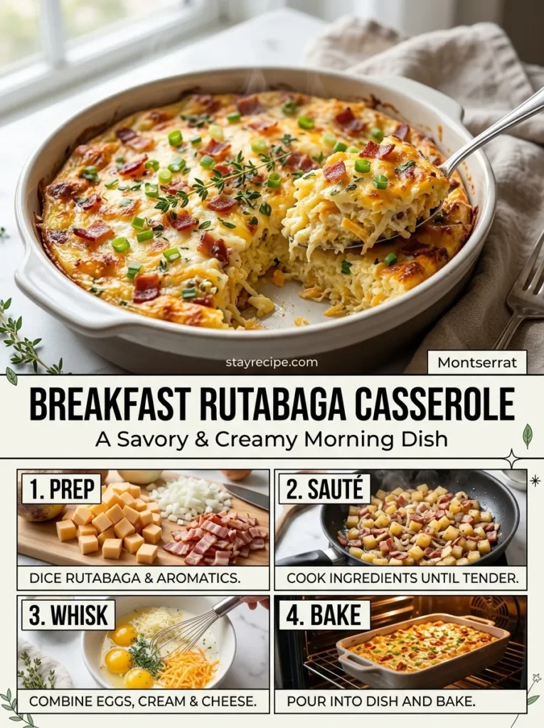 Breakfast Rutabaga Casserole