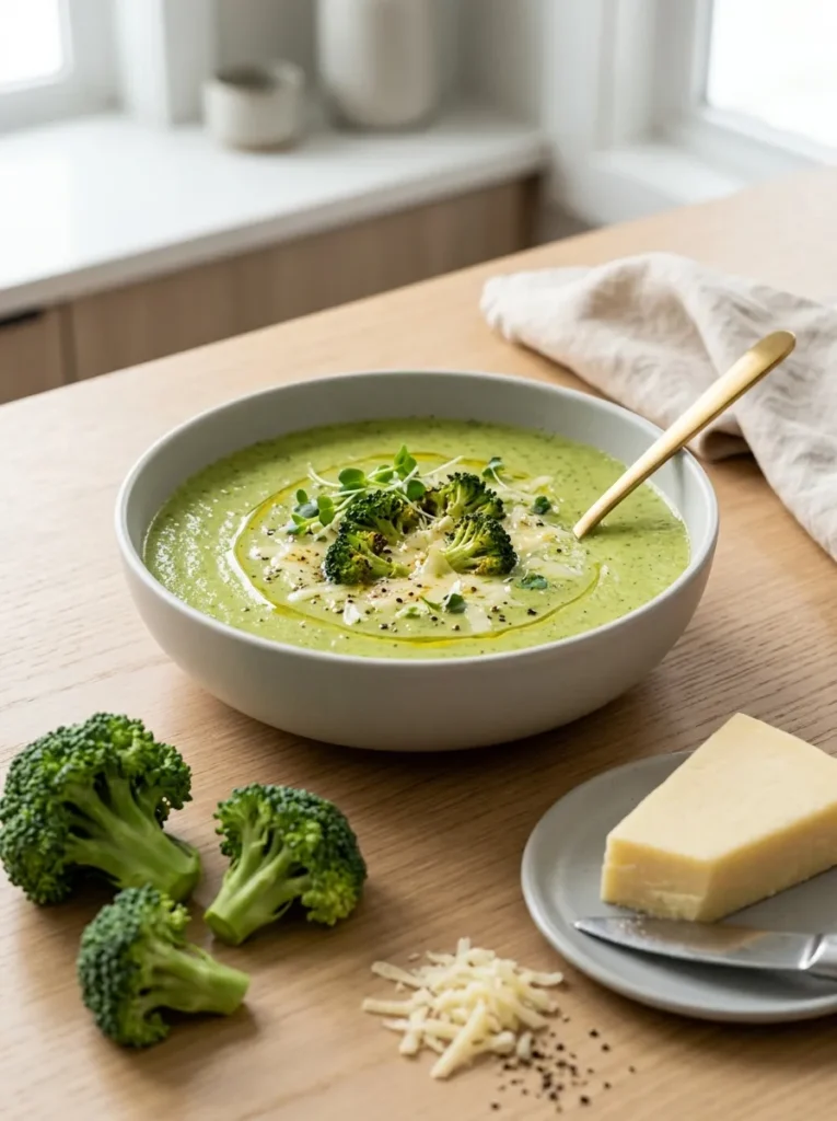 Broccoli White Cheddar Soup