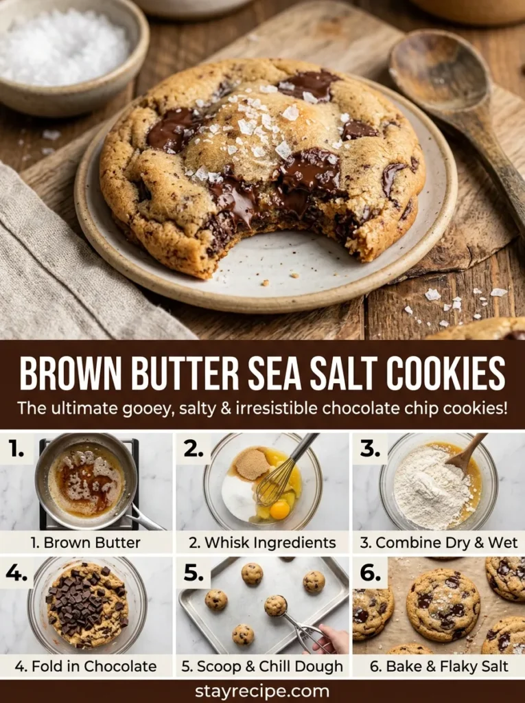 Brown Butter Sea Salt Cookies 2