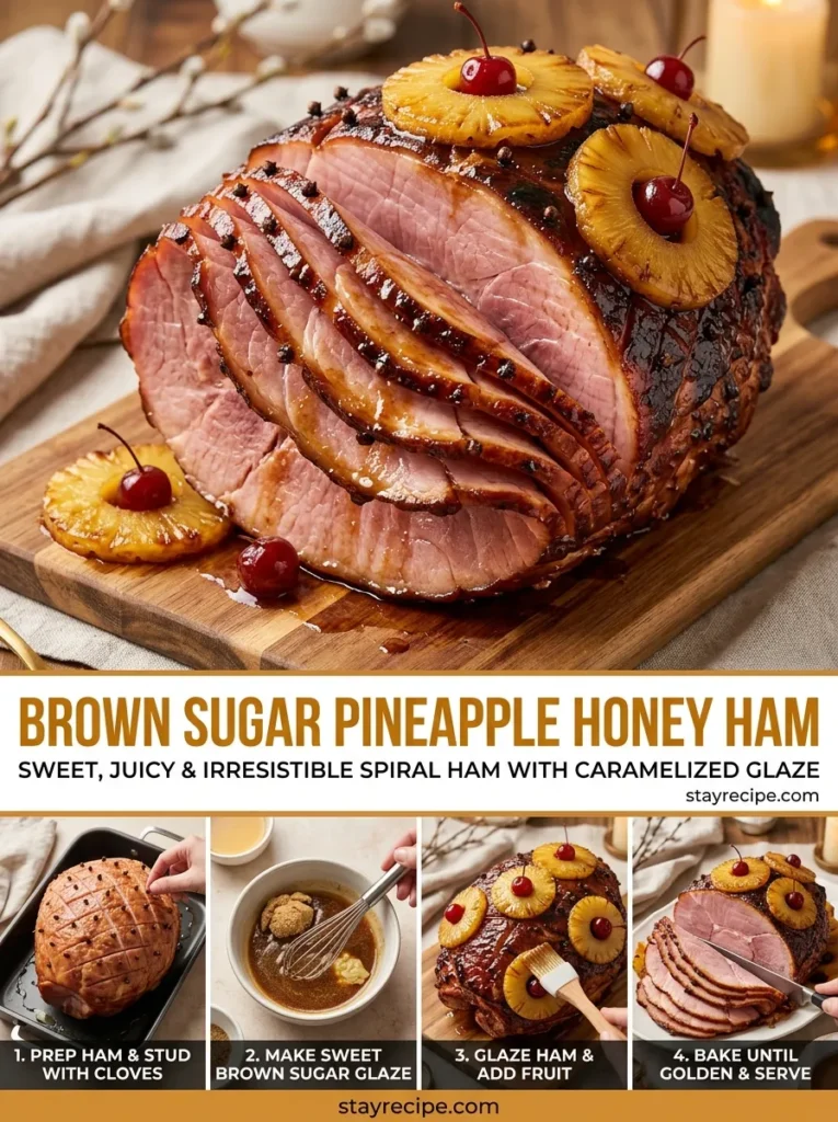 Brown Sugar Glaze Ham Honey Baked Ham Recipe