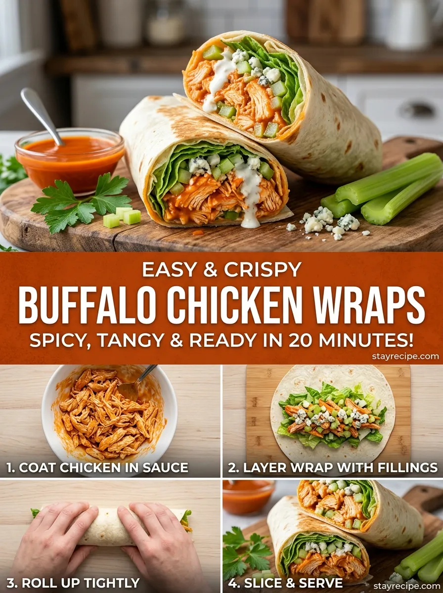 Buffalo Chicken Wraps
