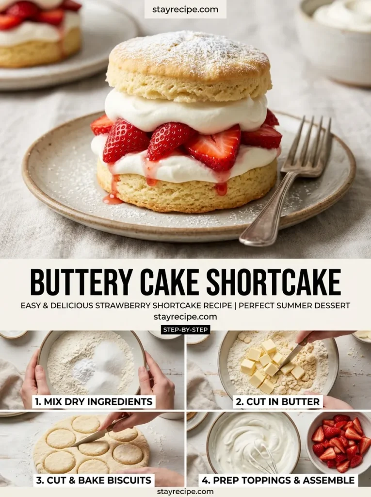 Buttery Cake Shortcake