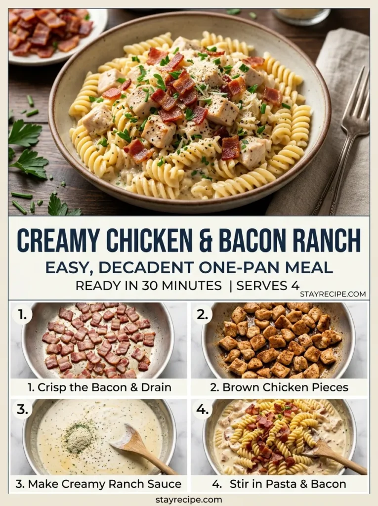 Creamy Chicken Bacon Ranch