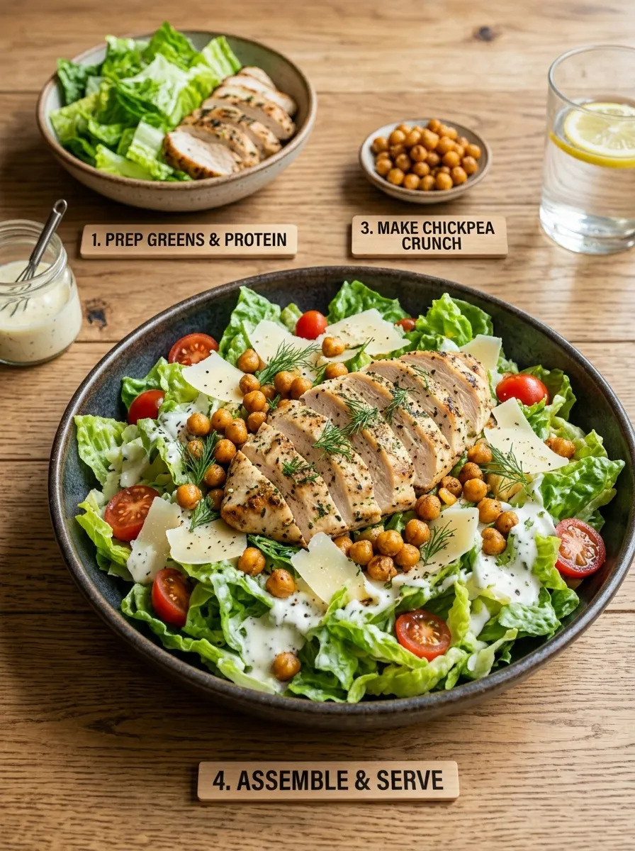 Healthy Caesar Salad: An Easy Step-by-Step Complete Guide