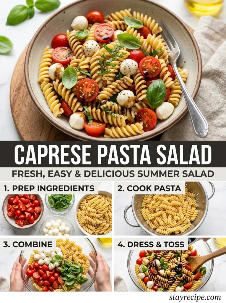 Caprese Pasta Salad Salad