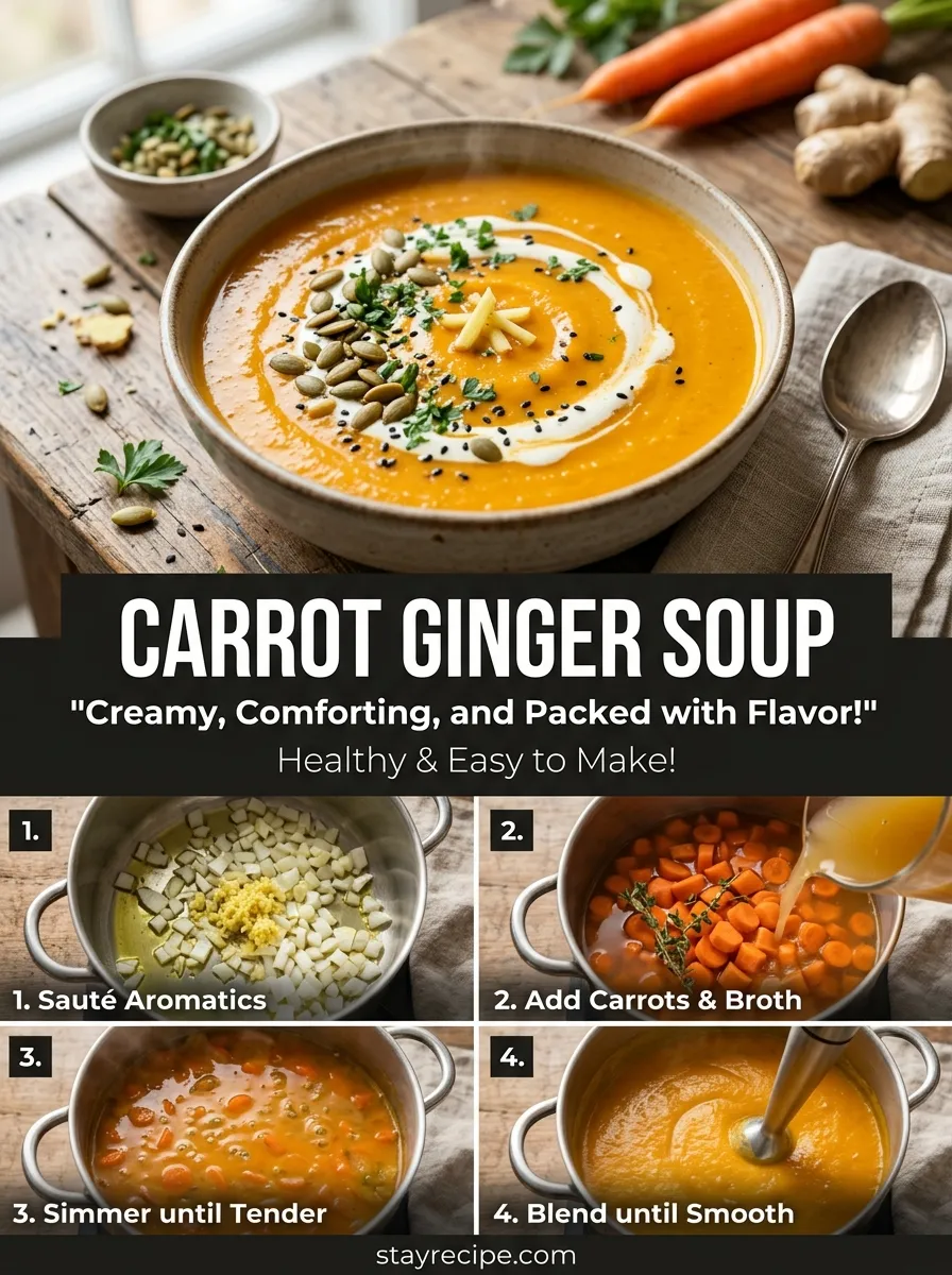 Carrot Ginger Soup Summer Soup