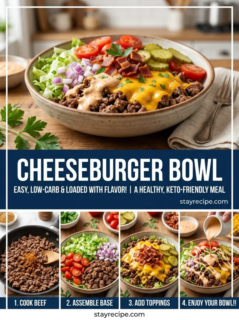 Cheeseburger Bowl Easy Summer Dinner