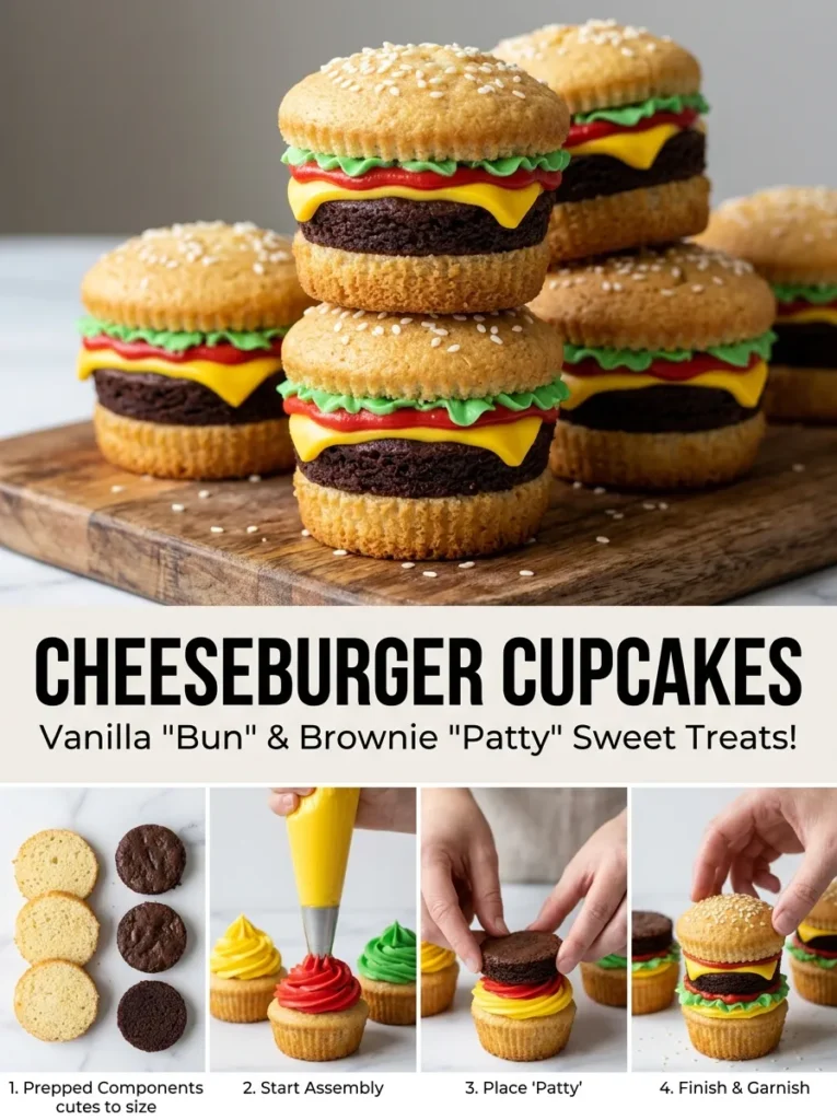 Cheeseburger Cupcakes