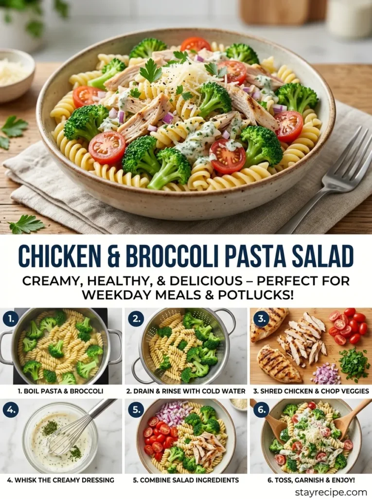 Chicken Broccoli Pasta Salad