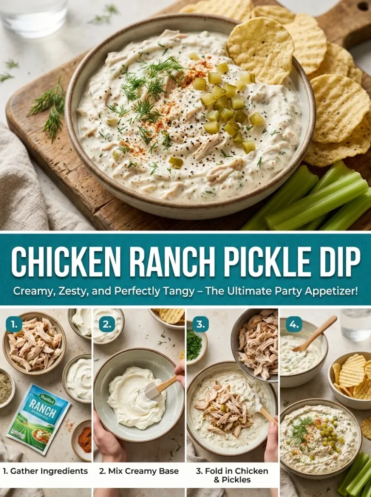 Chicken Ranch Pickle Dipchicken Ranch Pickle Dip
