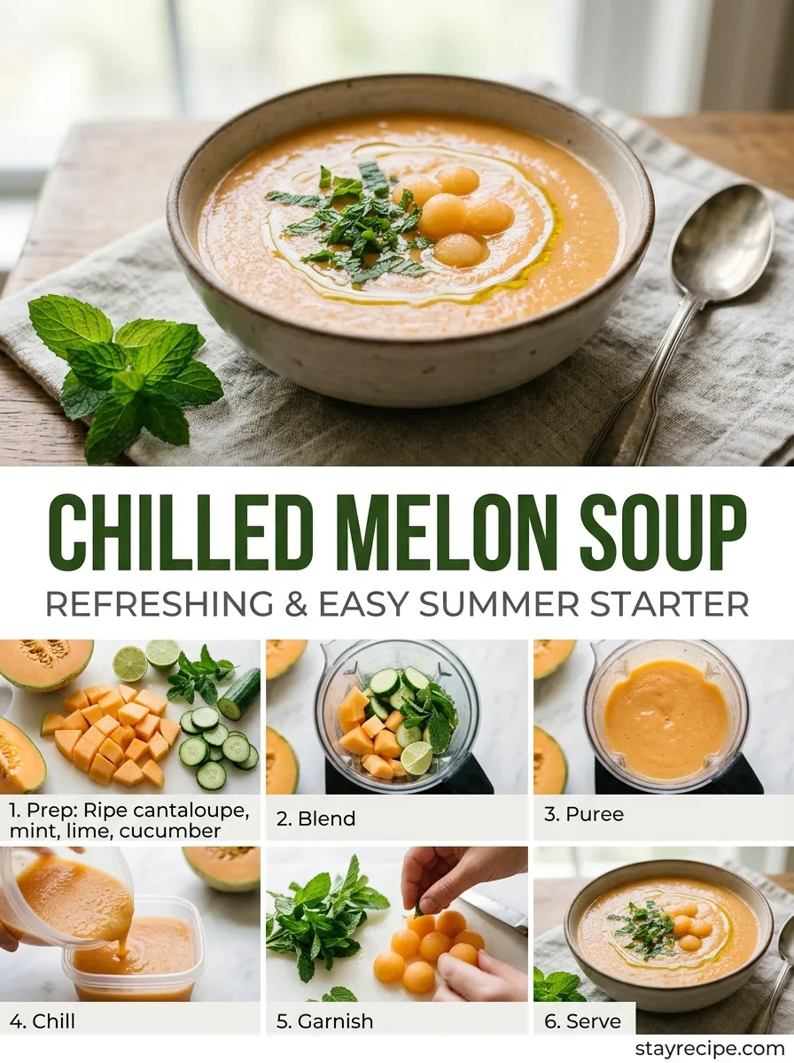 Chilled Melon Soup Summer Soup