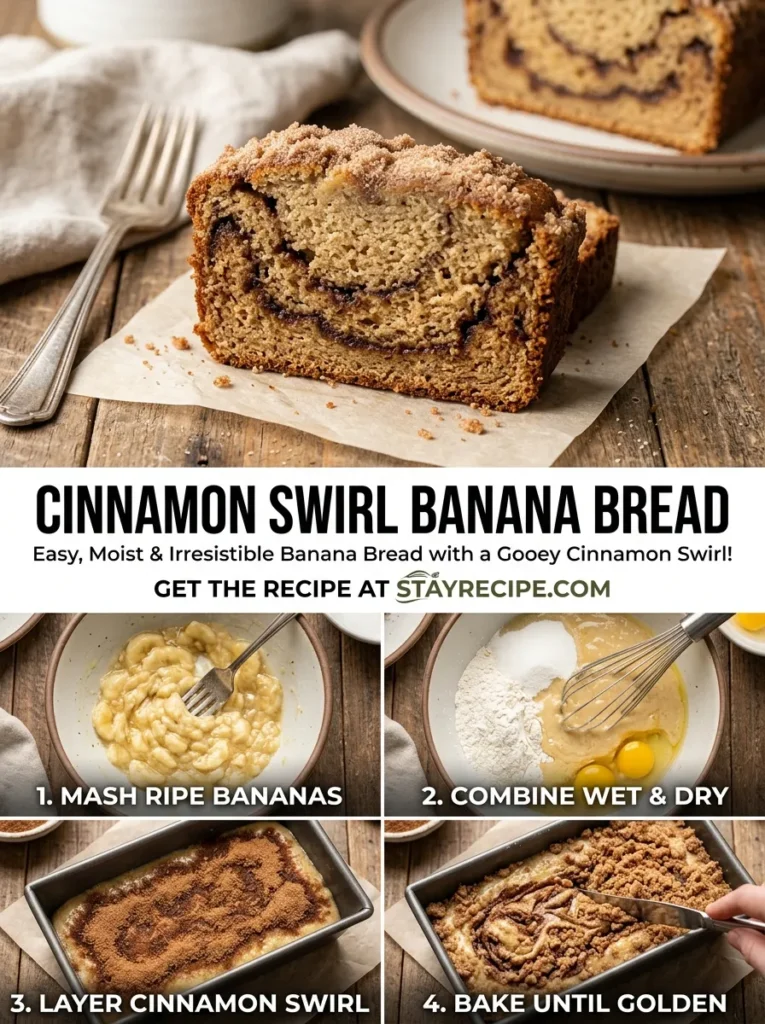 Cinnamon Swirl Banana Bread