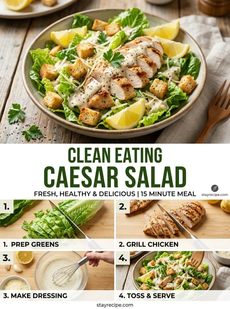 Clean Eating Caesar Salad