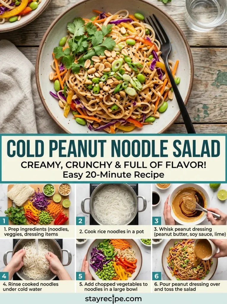 Cold Peanut Noodle Salad