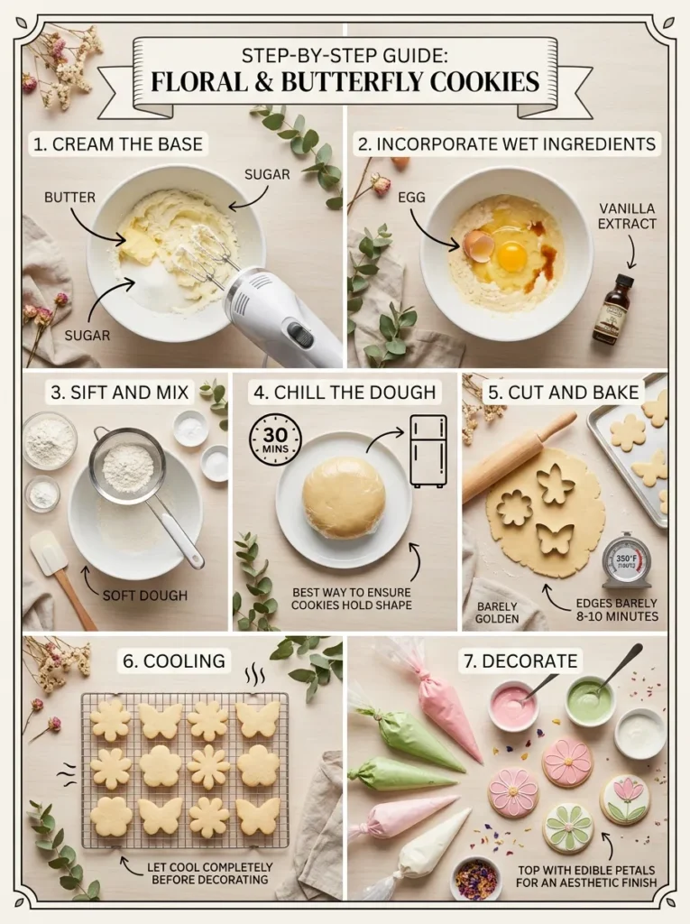 spring cookies decorated